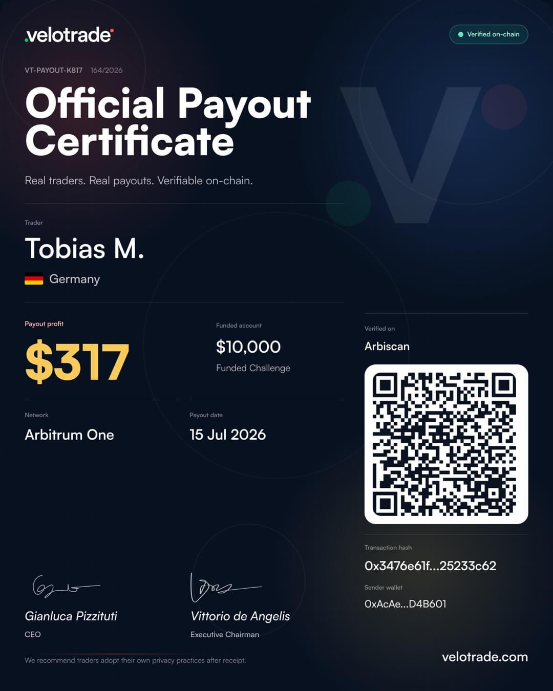 Onchain Creator Affiliate Payouts